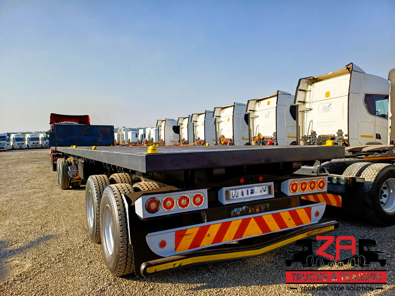 2013 SA TRUCK BODIES SUPERLINK FLAT DECK TRAILER #53077